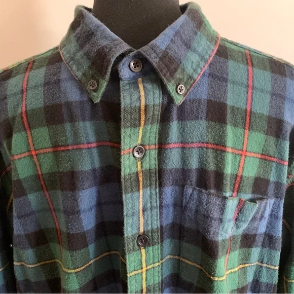 L.L. Bean Men’s Large Flannel Shirt - Picture 2 of 4